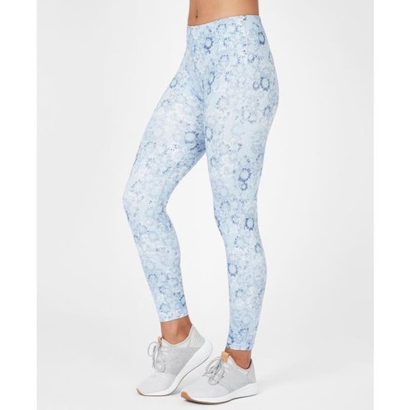 Sweaty Betty Contour 7/8 Workout Jersey Legging Infinity Blue Magic Circle Small - Picture 2 of 16